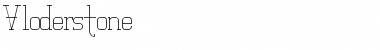 Download Vloderstone Regular Font Title Preview