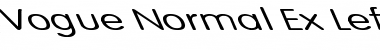 Download Vogue-Normal Ex Left Regular Font Title Preview