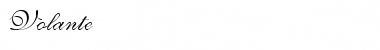 Download Volante Regular Font Title Preview