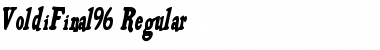 Download VoldiFinal96 Regular Font Title Preview