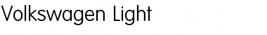 Download Volkswagen-Light Regular Font Title Preview