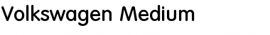 Download Volkswagen-Medium Regular Font Title Preview