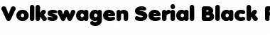 Download Volkswagen-Serial-Black Regular Font Title Preview