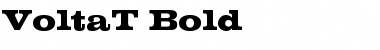 Download VoltaT Bold Font Title Preview