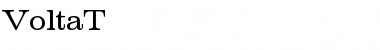 Download VoltaT Regular Font Title Preview
