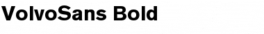 Download VolvoSans Bold Font Title Preview