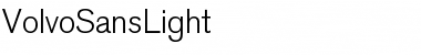 Download VolvoSansLight Regular Font Title Preview