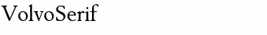 Download VolvoSerif Regular Font Title Preview