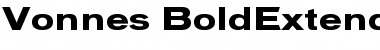Download Vonnes Regular Font Title Preview