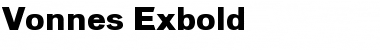 Download Vonnes Regular Font Title Preview