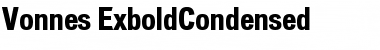 Download Vonnes Regular Font Title Preview