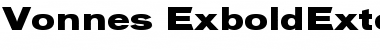 Download Vonnes Regular Font Title Preview