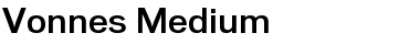 Download Vonnes Regular Font Title Preview