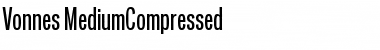 Download Vonnes Regular Font Title Preview