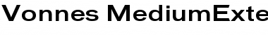 Download Vonnes Regular Font Title Preview
