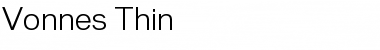 Download Vonnes Regular Font Title Preview