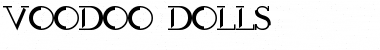 Download Voodoo Dolls Regular Font Title Preview