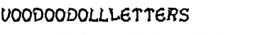 Download VoodooDollLetters Regular Font Title Preview