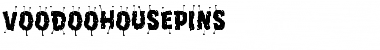 Download VoodooHousePins Medium Font Title Preview
