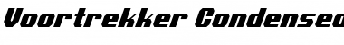 Download Voortrekker Condensed Italic Condensed Italic Font Title Preview