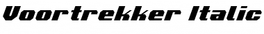 Download Voortrekker Italic Italic Font Title Preview