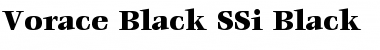 Download Vorace Black SSi Black Font Title Preview