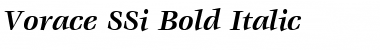 Download Vorace SSi Bold Italic Font Title Preview