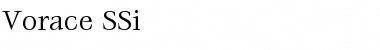 Download Vorace SSi Regular Font Title Preview