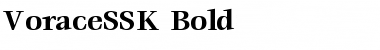 Download VoraceSSK Bold Font Title Preview
