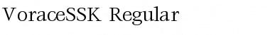 Download VoraceSSK Regular Font Title Preview