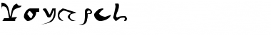 Download Voynich Regular Font Title Preview