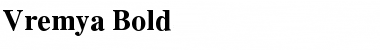 Download Vremya Bold Font Title Preview