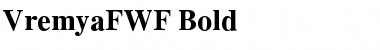 Download VremyaFWF Bold Font Title Preview