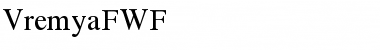 Download VremyaFWF Regular Font Title Preview