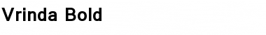 Download Vrinda Bold Font Title Preview