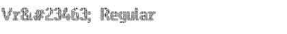 Download Vr宧 Regular Font Title Preview