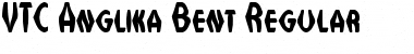 Download VTC Anglika Bent Regular Font Title Preview