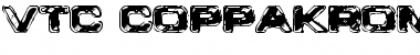 Download VTC CoppaKroma Regular Font Title Preview