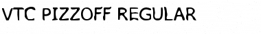 Download VTC PizzOff Regular Font Title Preview