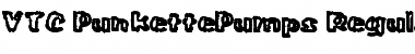 Download VTC PunkettePumps Regular Font Title Preview