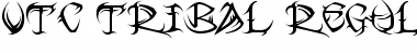 Download VTC Tribal Regular Font Title Preview