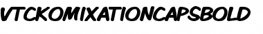 Download VTCKomixationCapsBold Regular Font Title Preview