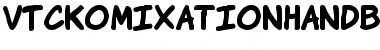 Download VTCKomixationHandBold Regular Font Title Preview