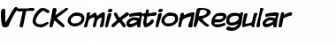 Download VTCKomixationRegular Regular Font Title Preview