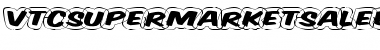 Download VTCSuperMarketSaleDisplayWired Regular Font Title Preview