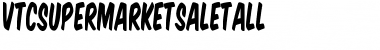 Download VTCSuperMarketSaleTall Tall Font Title Preview