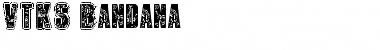 Download VTKS Bandana Regular Font Title Preview