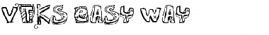 Download VTKS EASY WAY Regular Font Title Preview