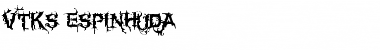 Download Vtks espinhuda Regular Font Title Preview