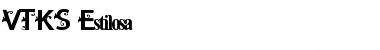 Download VTKS Estilosa Regular Font Title Preview